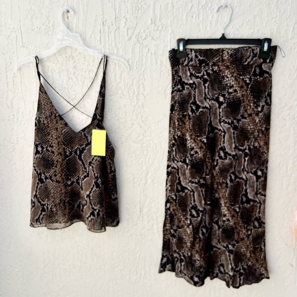 Zara Dresses Zara Matching Set Tank Top And Maxi Skirt Poshmark